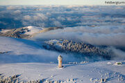Feldbergturm Schwarzwald im Winter